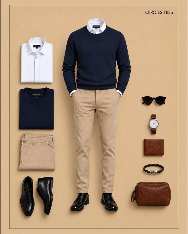 TRAVEL-CAPSULE-6X8 - TRAVEL CAPSULE — 6 PRENDAS, 8 OUTFITS