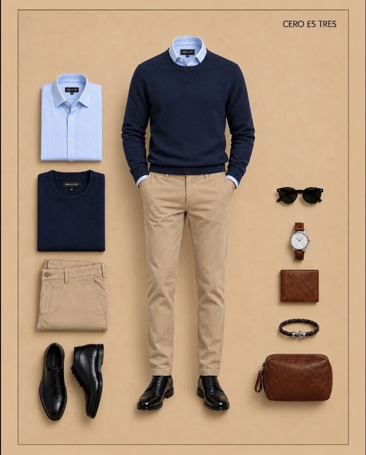 TRAVEL-CAPSULE-6X8 - TRAVEL CAPSULE — 6 PRENDAS, 8 OUTFITS