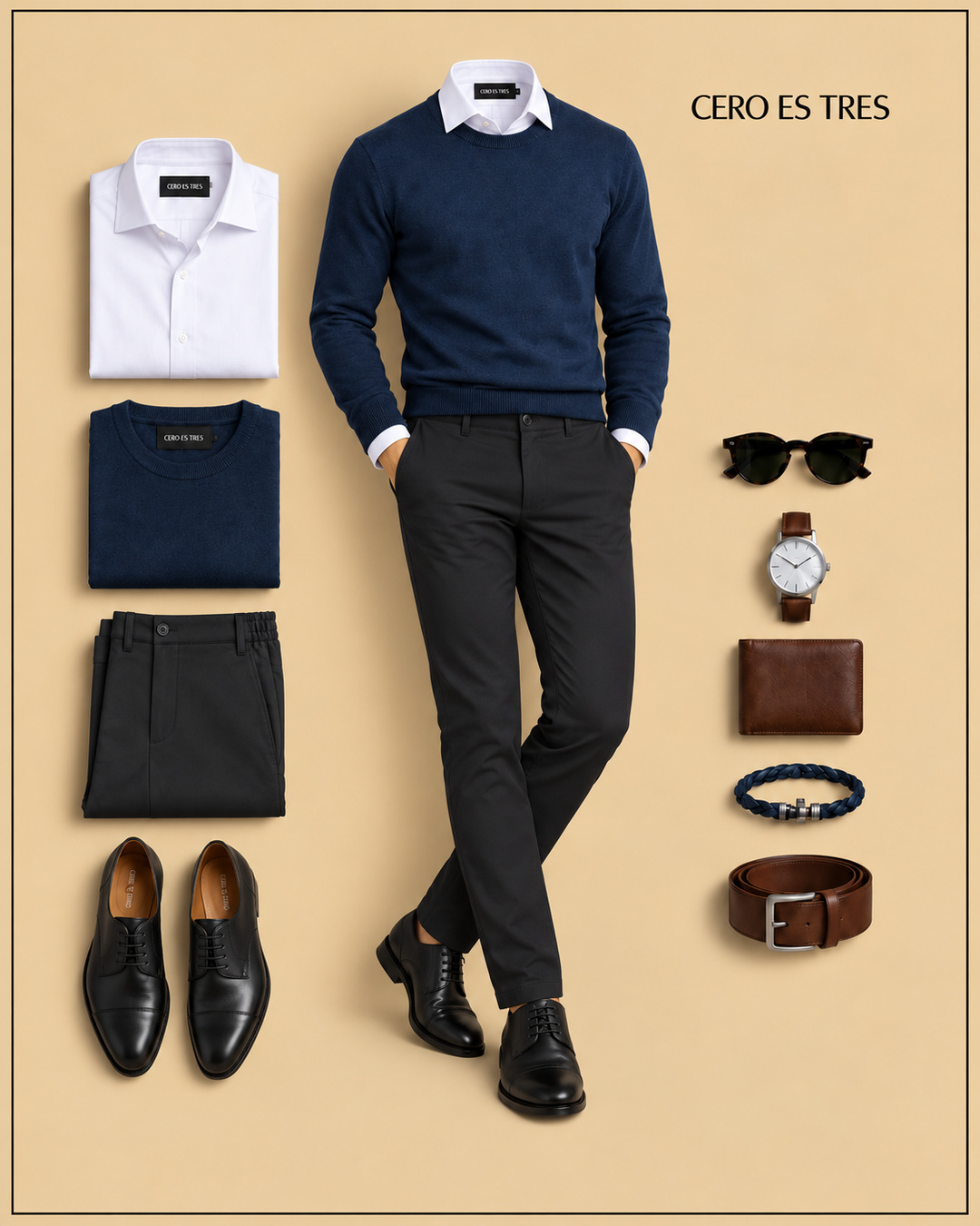 PREMIUM-TRAVEL-6X8 - PREMIUM TRAVEL CAPSULE — 6 PRENDAS, 8 OUTFITS