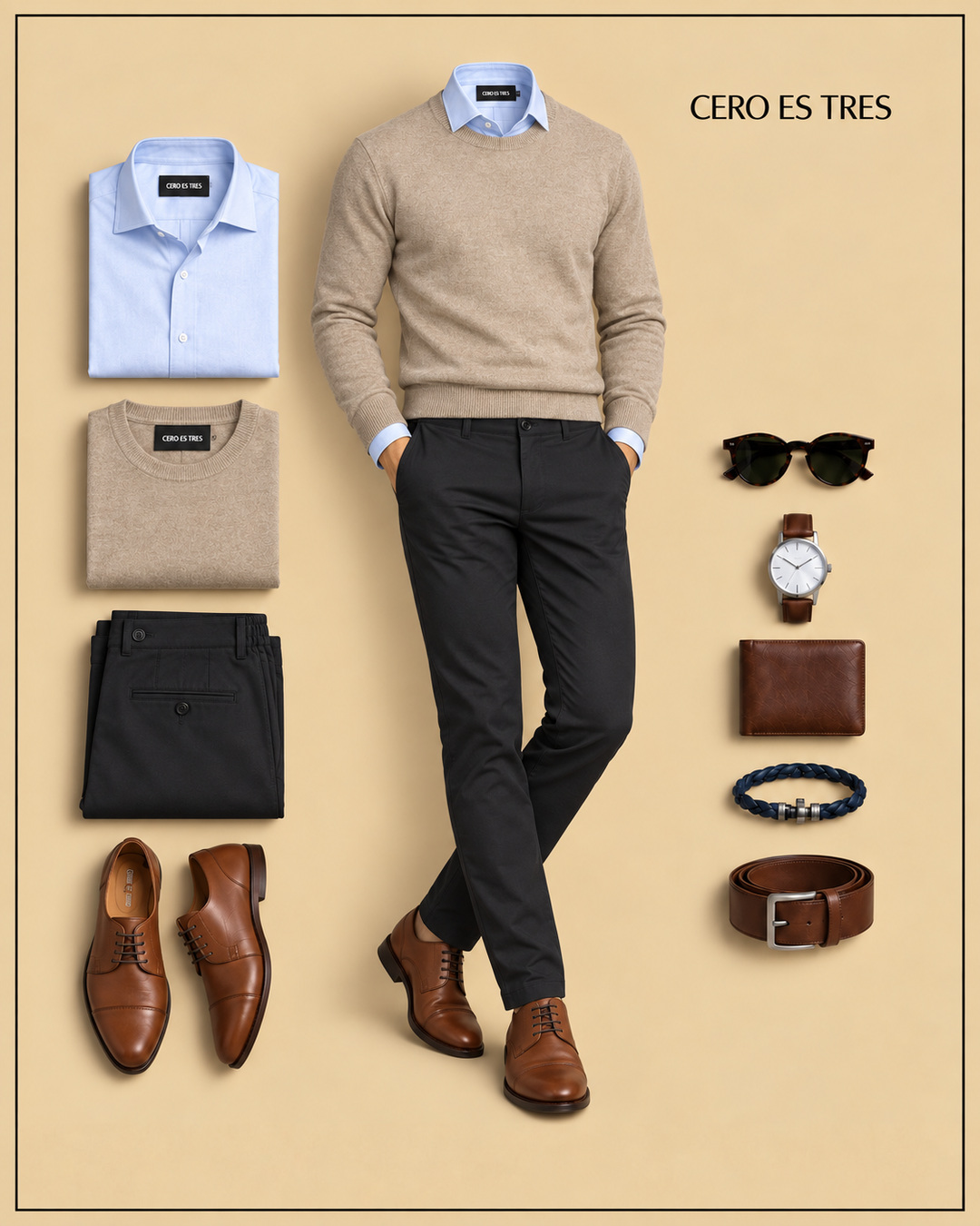 PREMIUM-TRAVEL-6X8 - PREMIUM TRAVEL CAPSULE — 6 PRENDAS, 8 OUTFITS