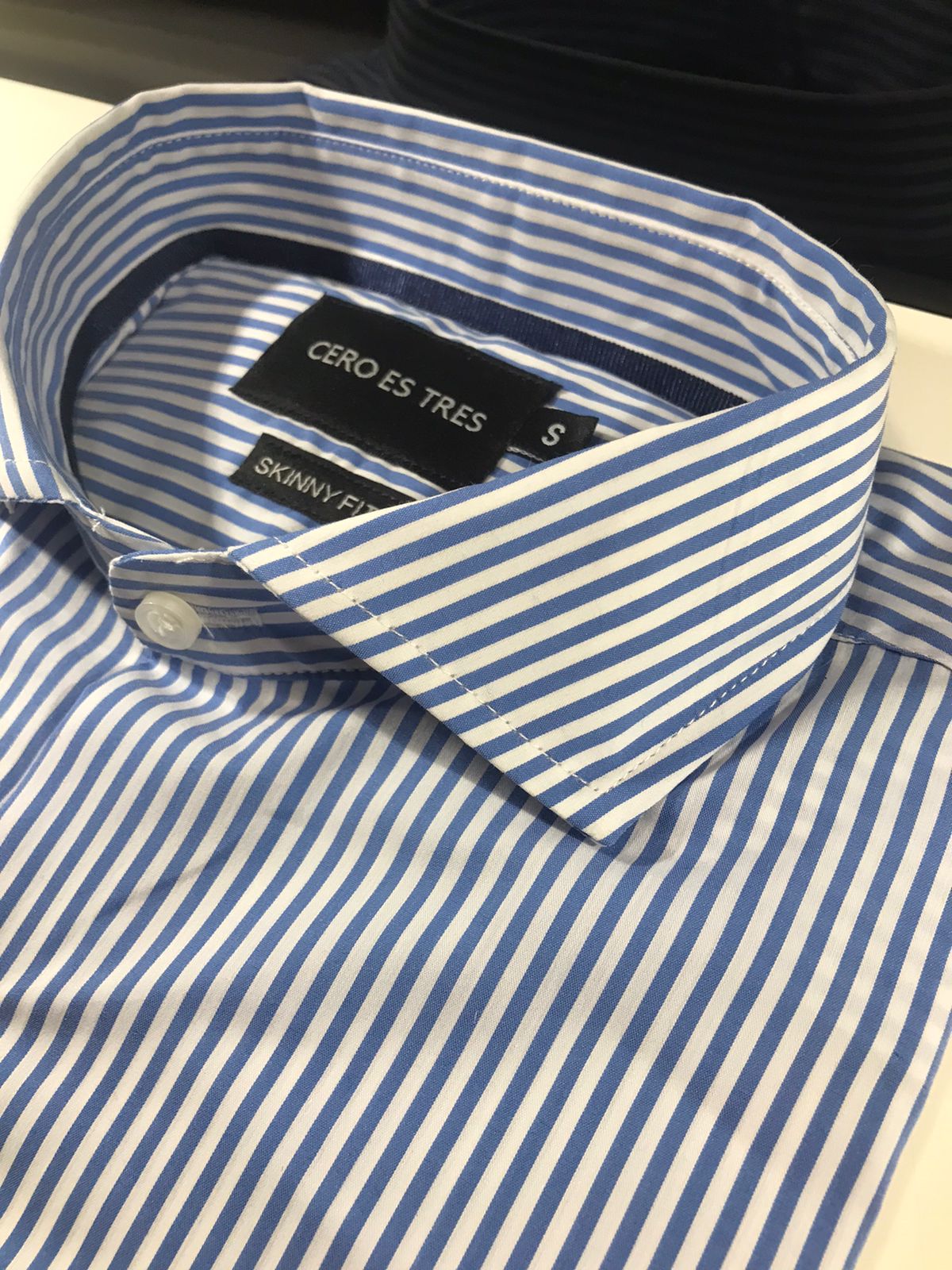 6817RAYMLAM - CAMISA YAGO SKSP AZUL MARINO