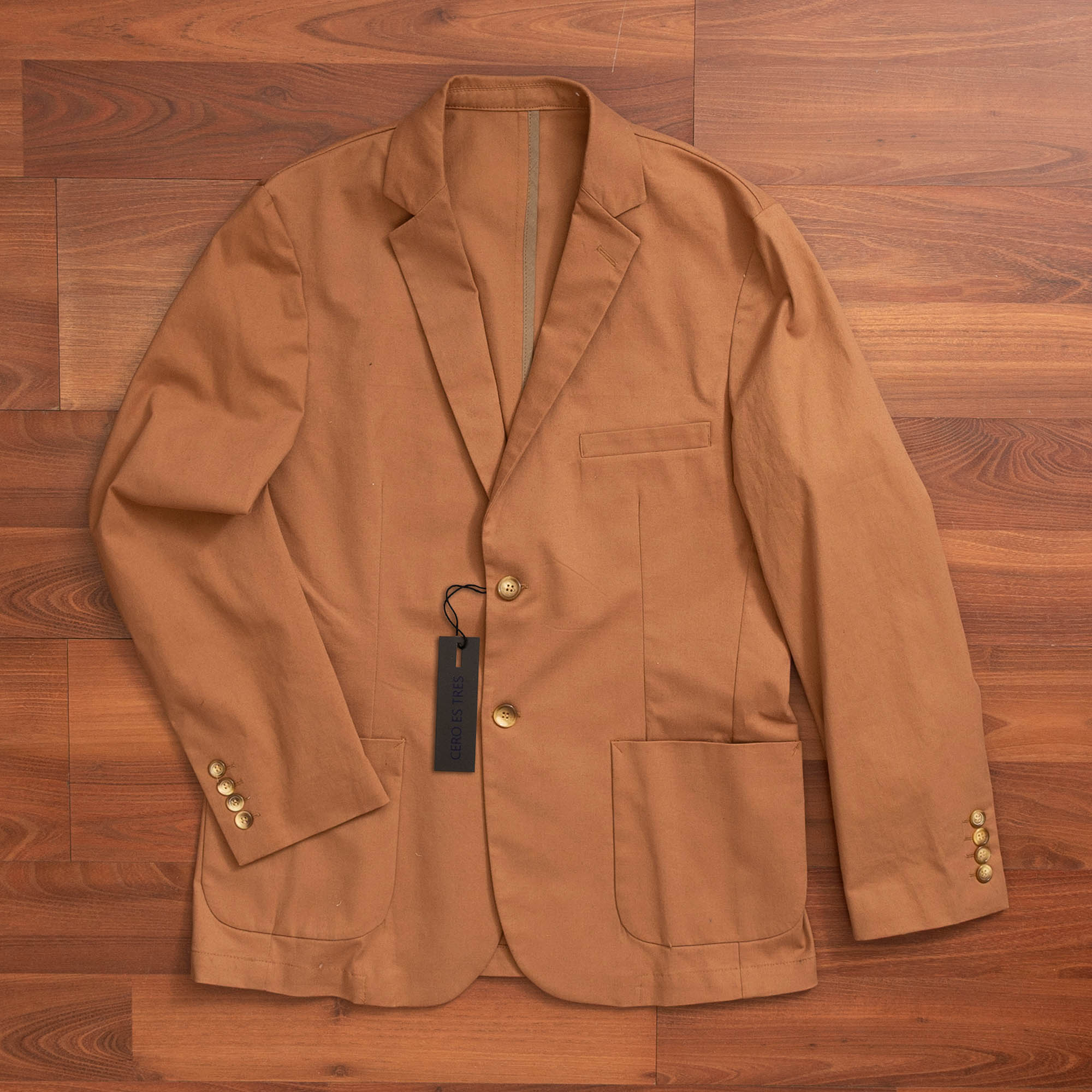 8018CA - SACO SASTRERO COÑAC CAMEL