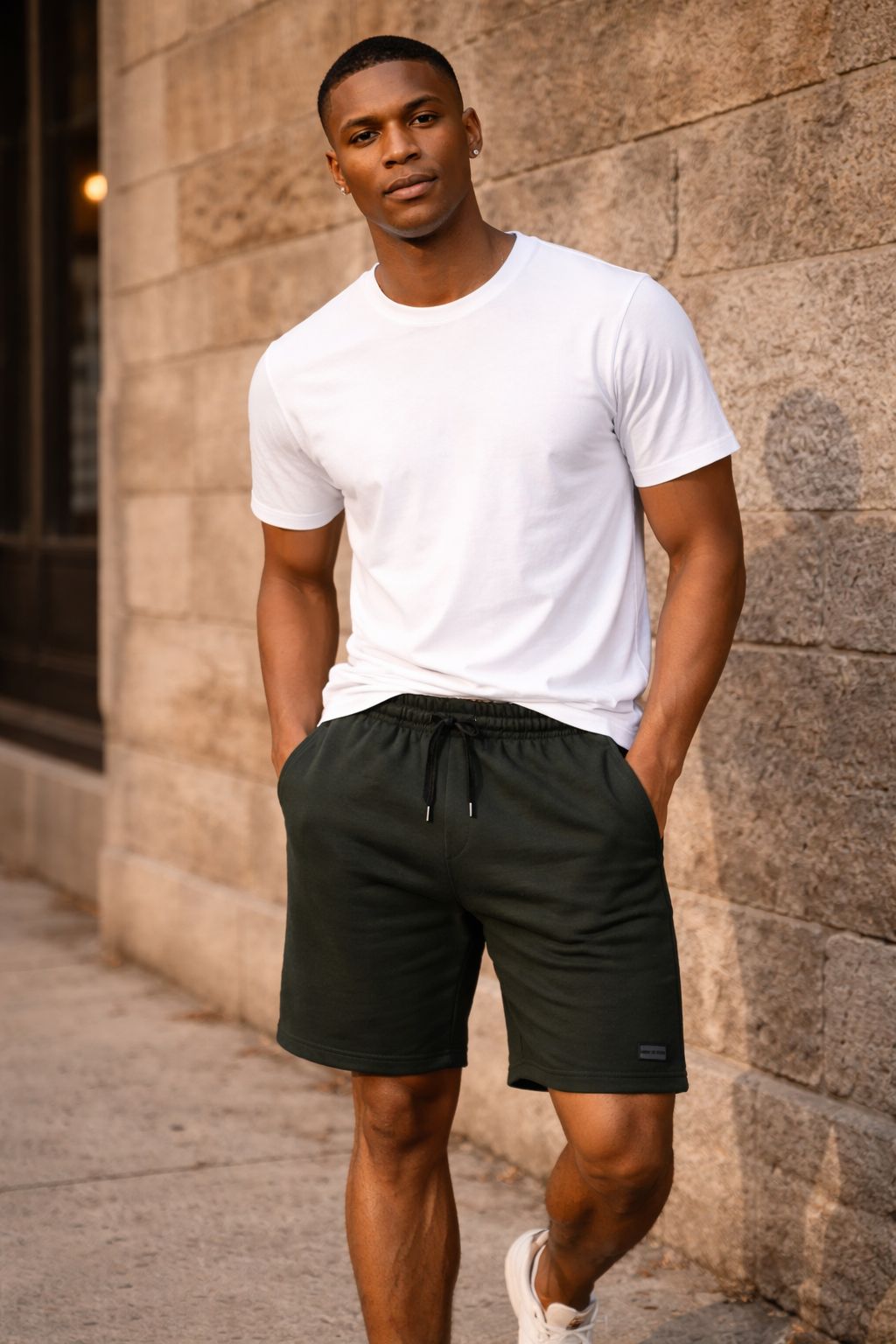 BERMUDA GLACE VERDE MILITAR