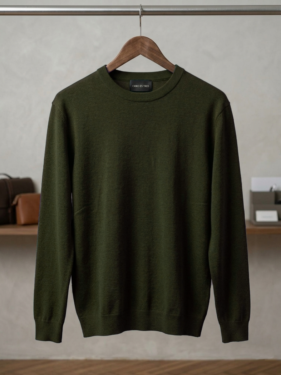SWEATER STOUT VERDE MILITAR
