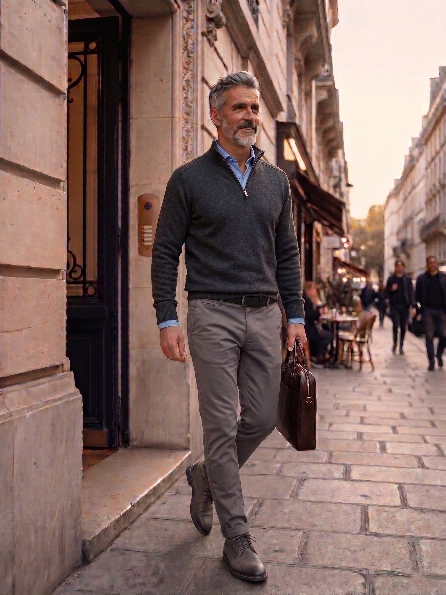 5250GT - SWEATER IPA GRIS TOPO