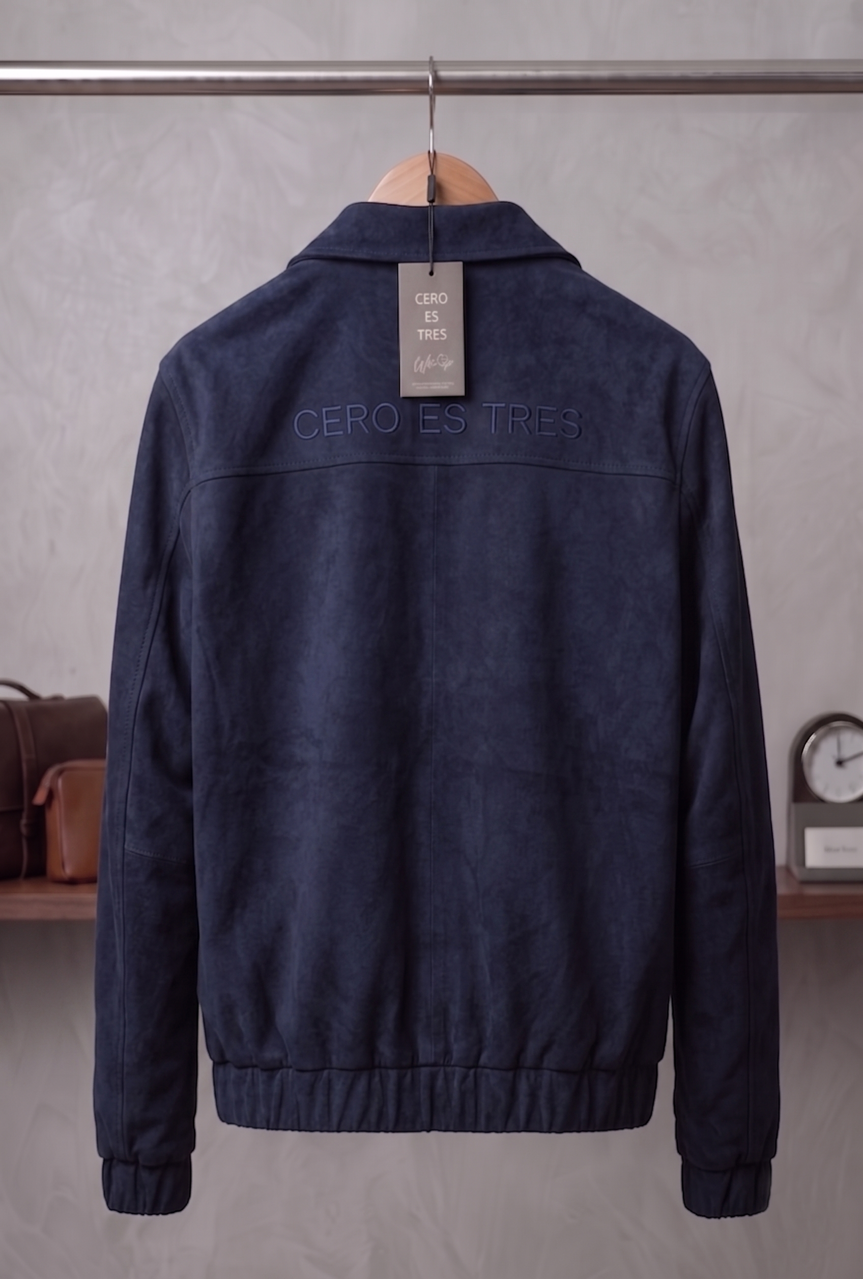 8023AM - BOMBER NOIR AZUL MARINO