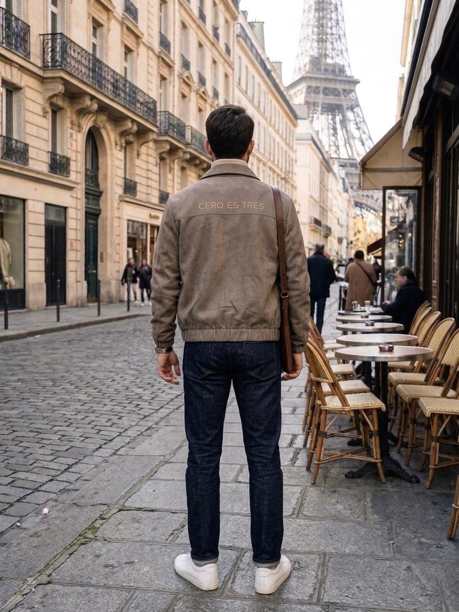 8023VI - BOMBER NOIR VISON