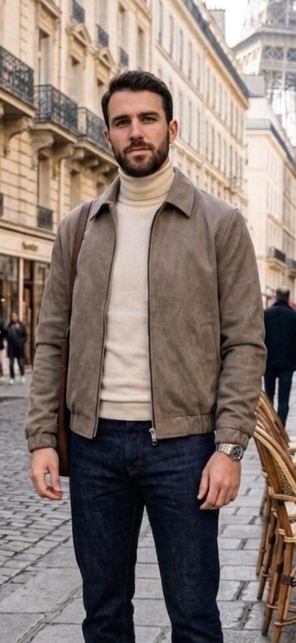 8023VI - BOMBER NOIR VISON