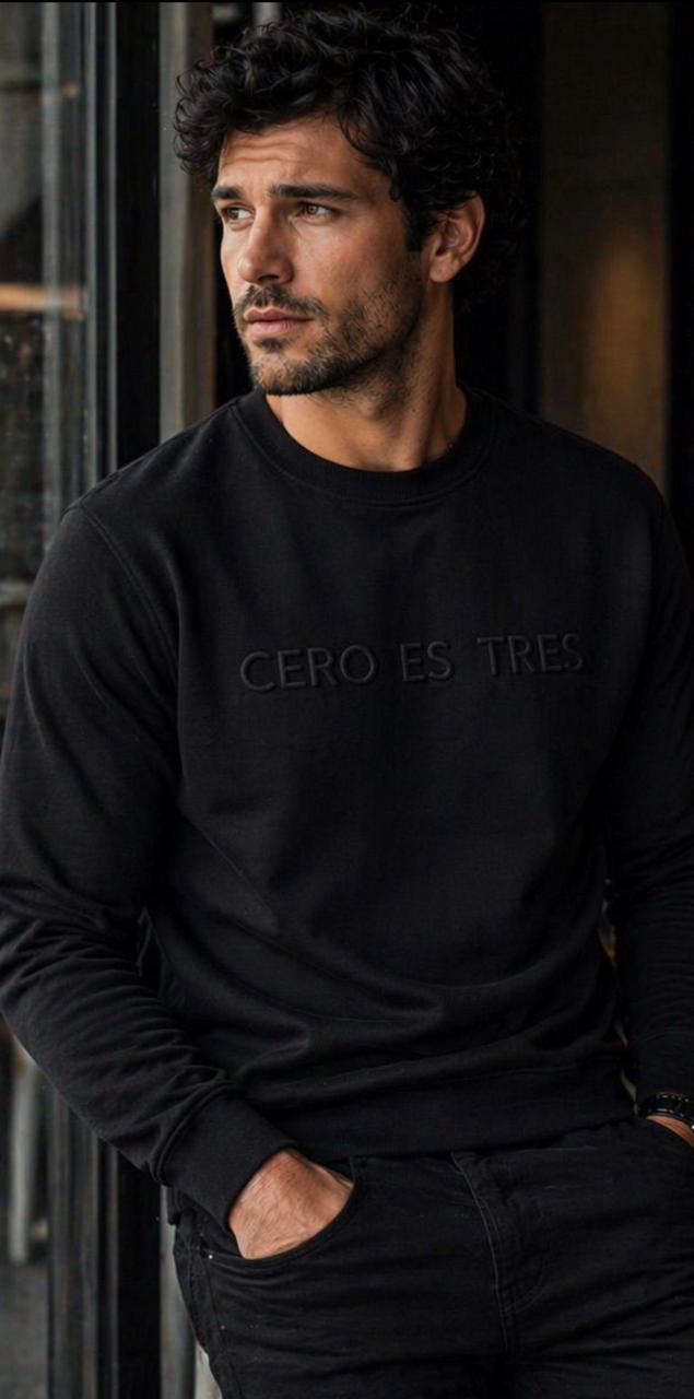 8024NE - BUZO GOLDEN NEGRO