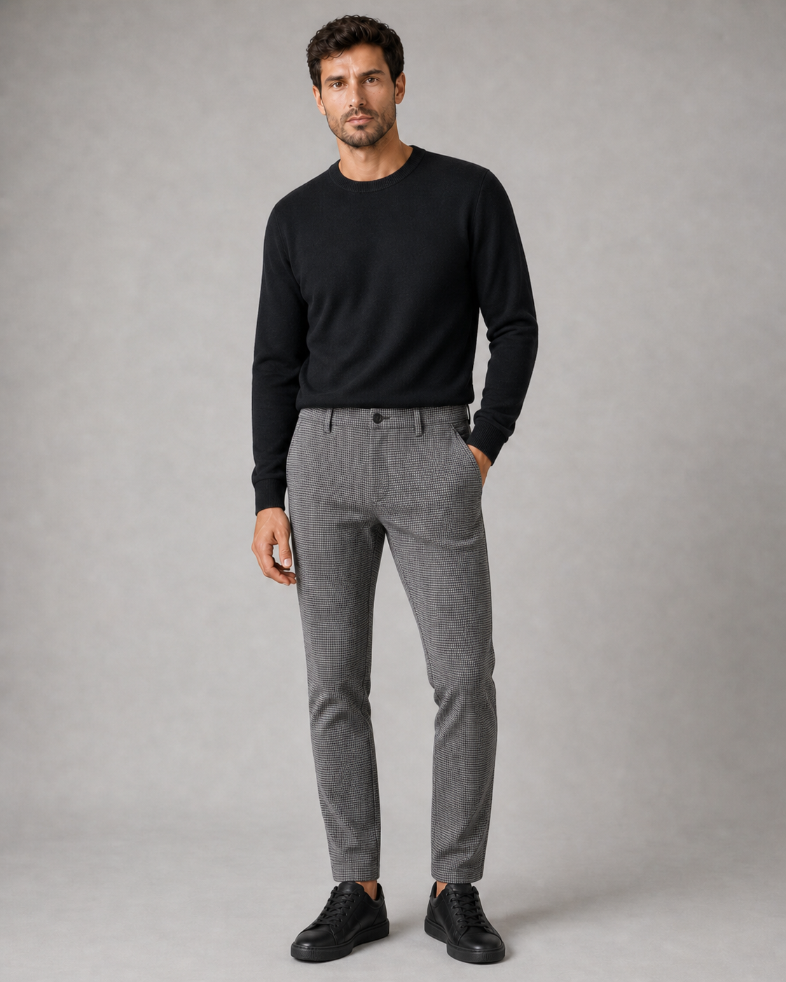 PANTALON PINOT GRIS TOPO