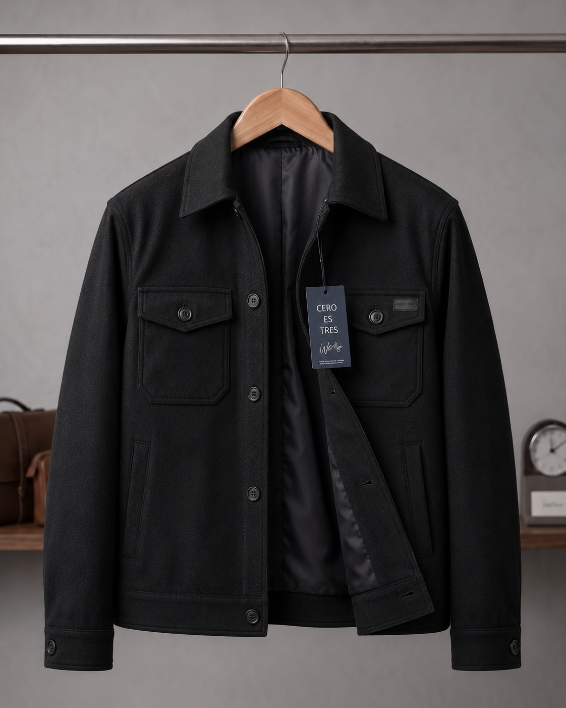 CHAQUETA MALTA NEGRO