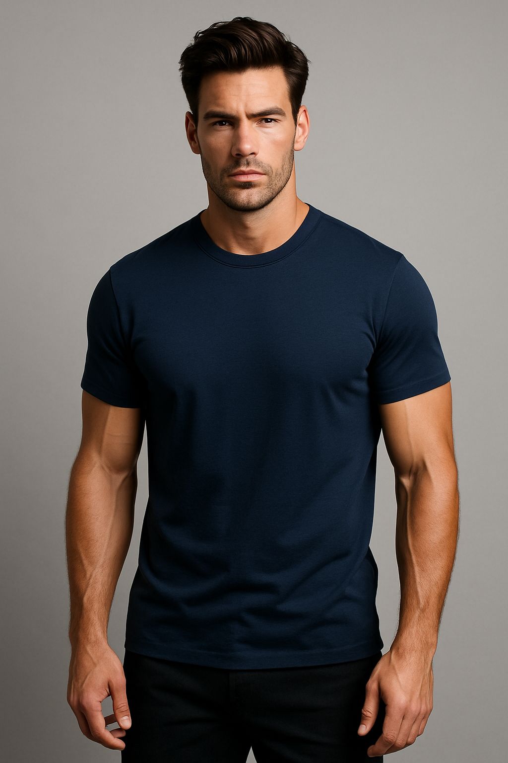 REMERA BASIC AZUL MARINO