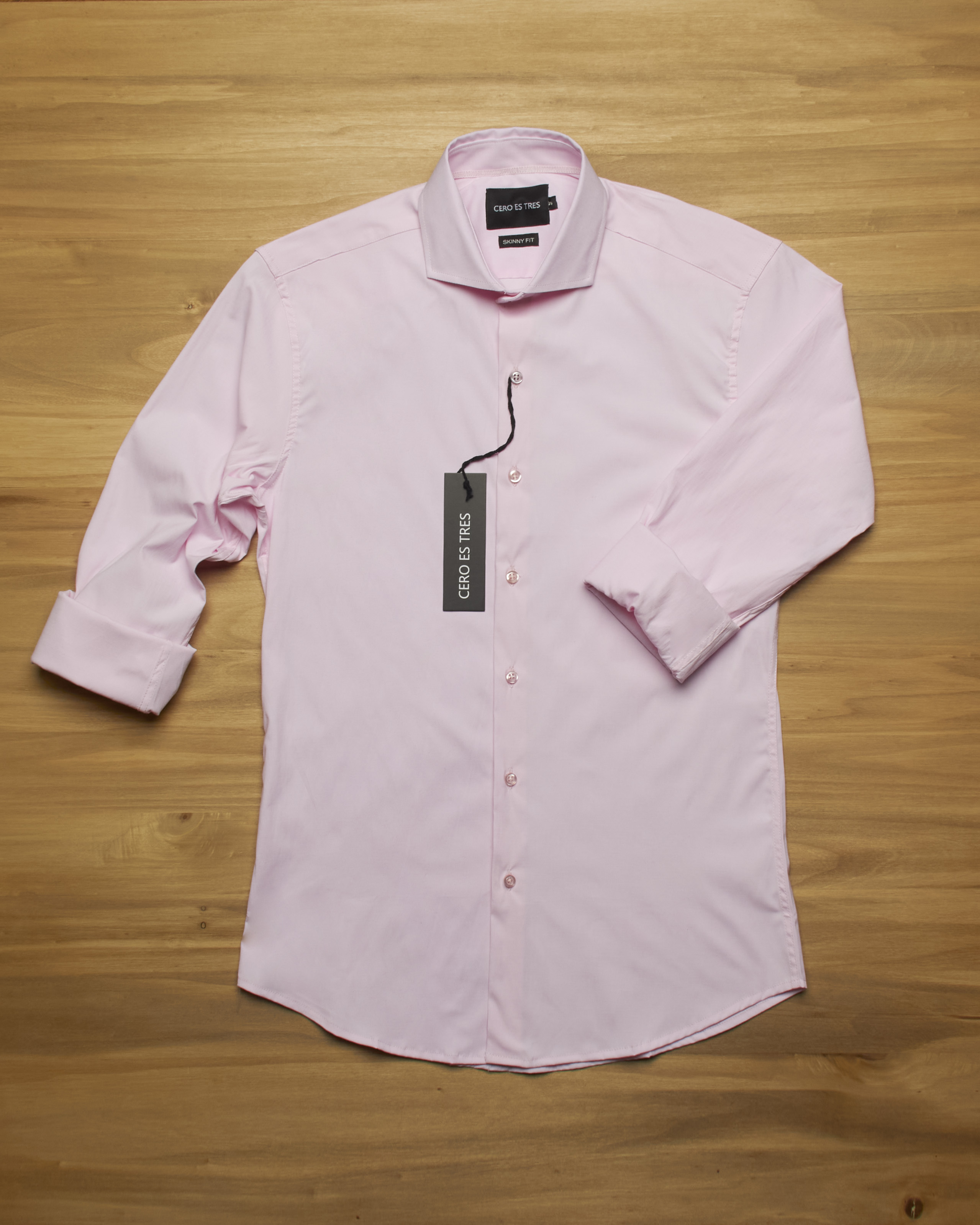 6518SKSPRS - CAMISA SKINNY SUPER PREMIUM ROSA