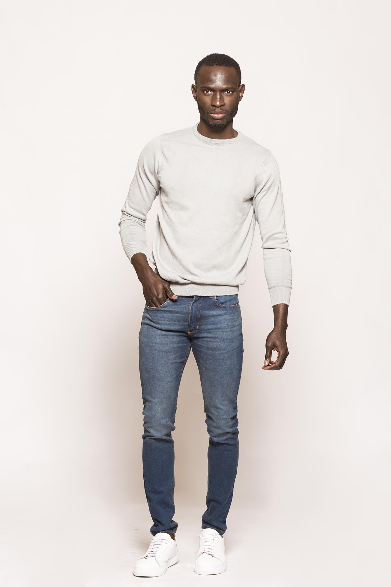 5233GR - SWEATER DALLAS GRIS