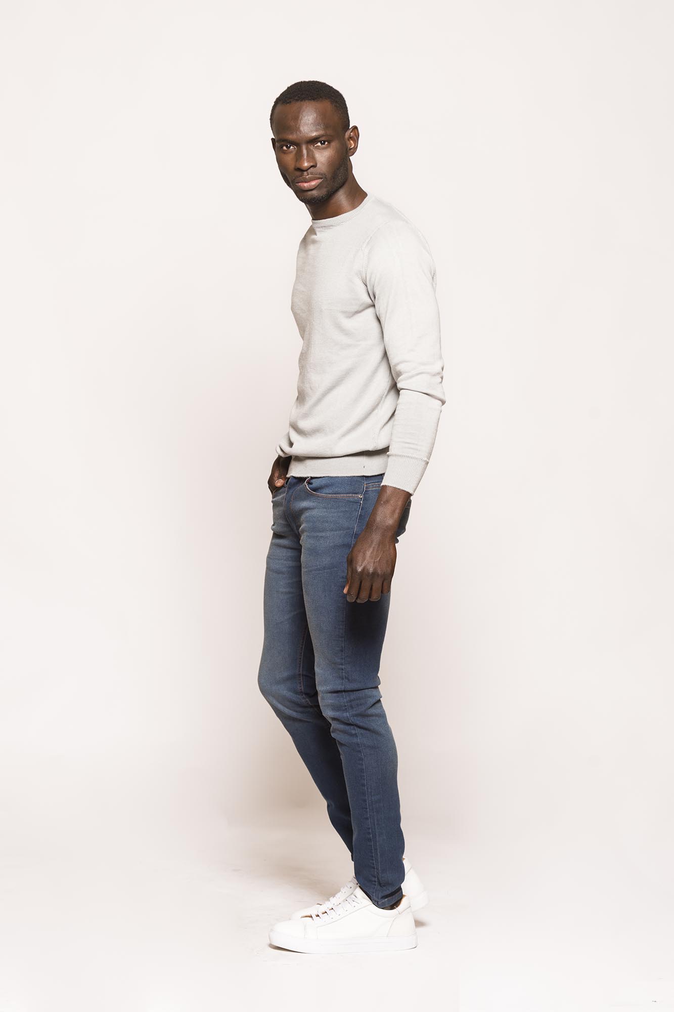 5233GR - SWEATER DALLAS GRIS