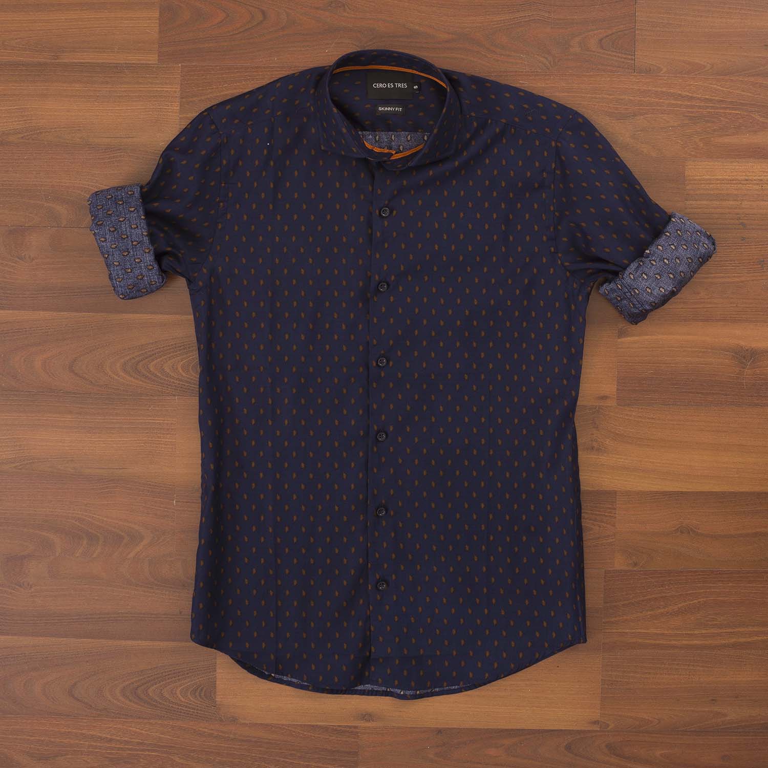 CAMISA BERLIN SKSP AZUL MARINO