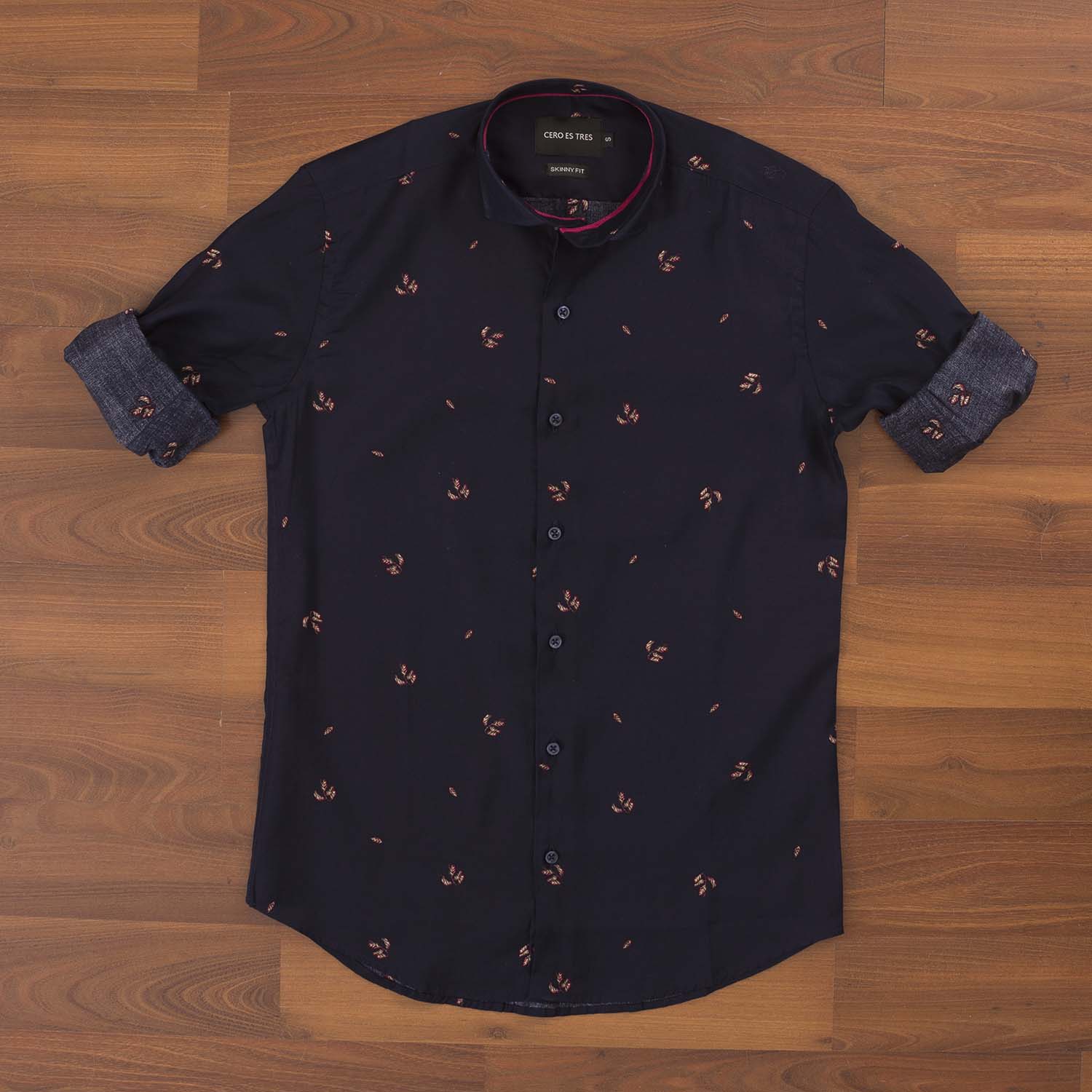 CAMISA SUPER PREMIUM TRIGO II AZUL MARINO BARCELONA