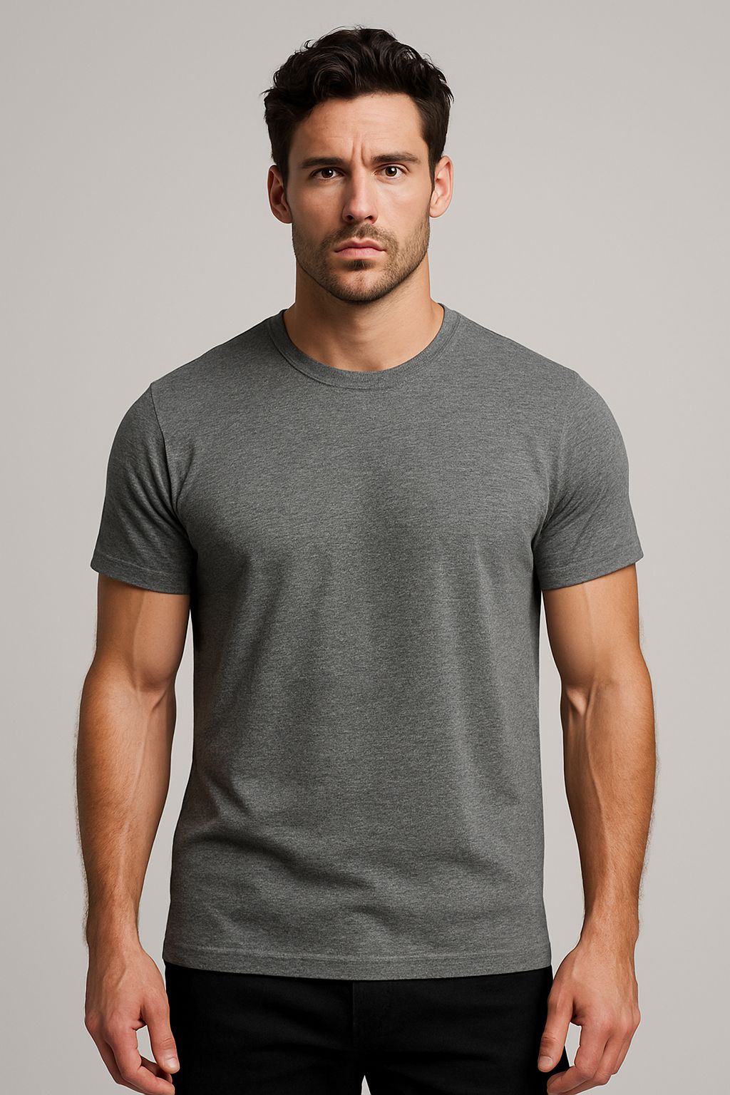 REMERA BASIC GRIS
