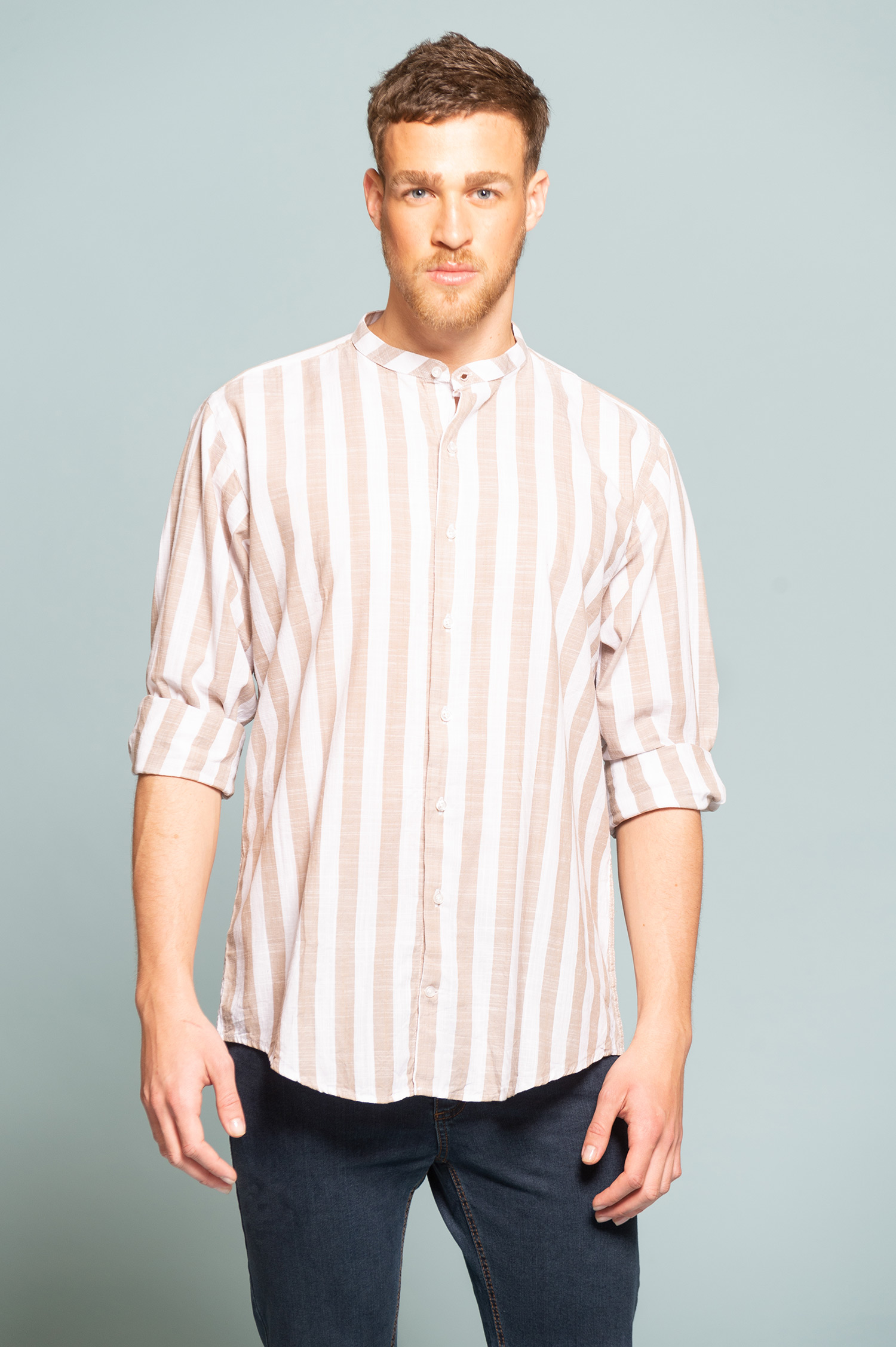 CAMISA LINO MIYAGUI SKSP CAMEL