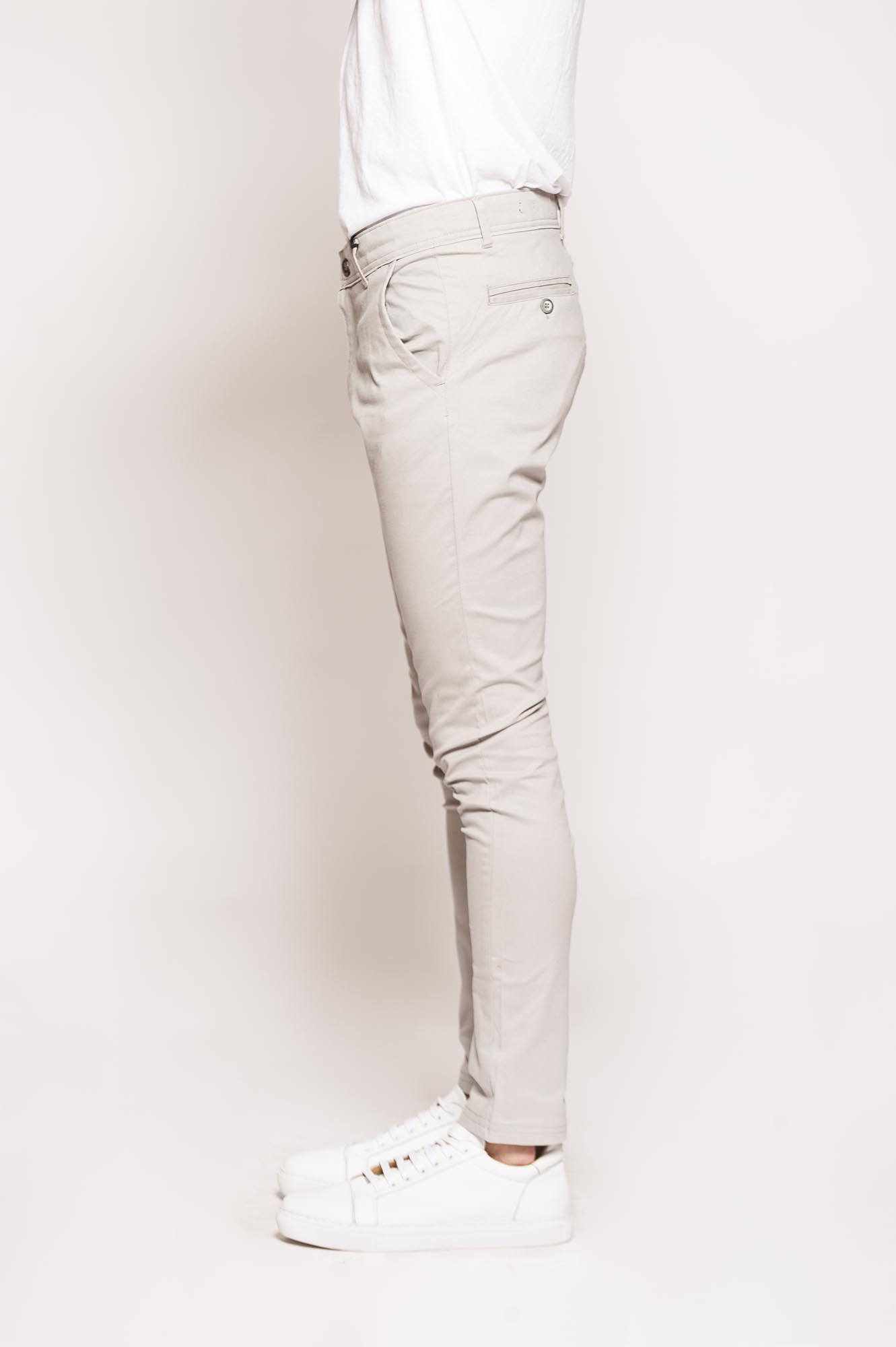 3305GM - BORG DENIMWEAR SKINNY FIT GRIS MEDIO