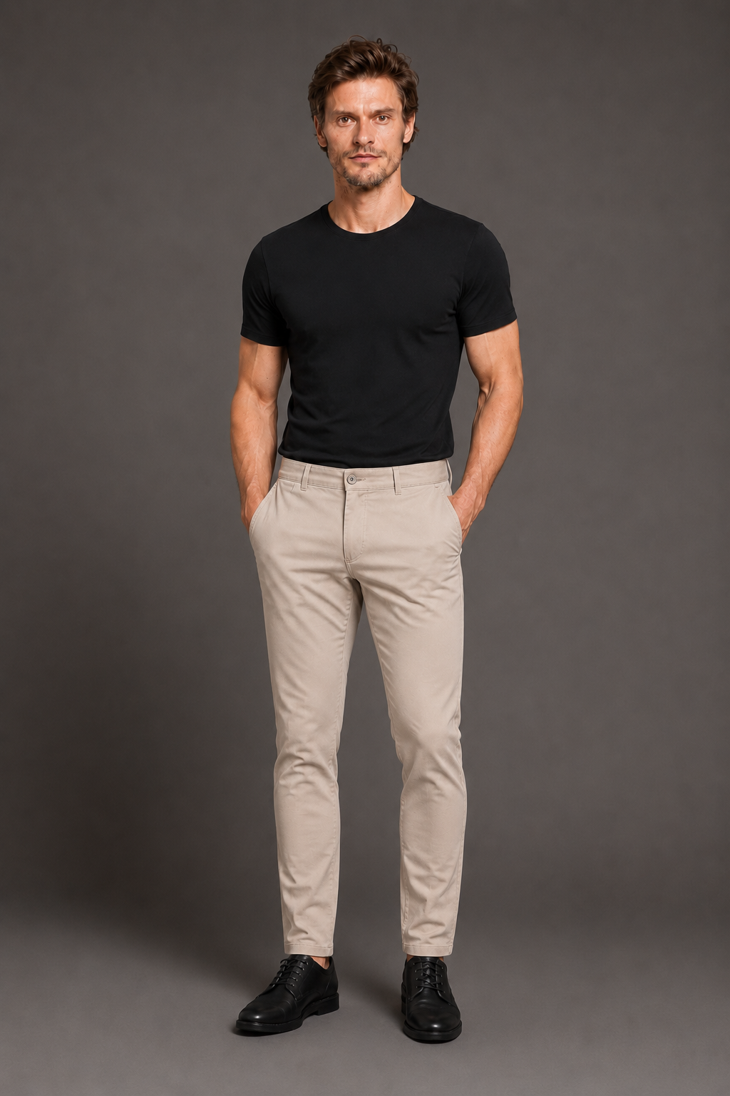 BORG DENIMWEAR REGULAR FIT BEIGE