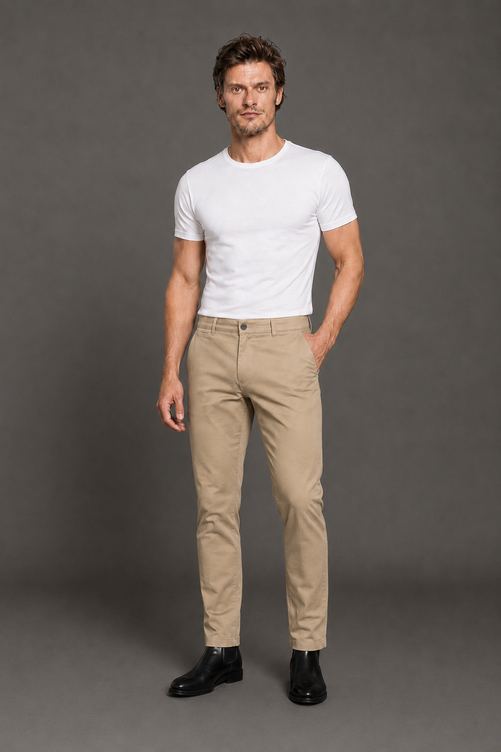 BORG DENIMWEAR REGULAR FIT CAMEL